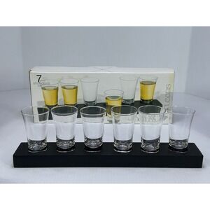 7 Piece HOME ESSENTIALS CHATEAU ORLEANS Shot Glass Set New in Box
